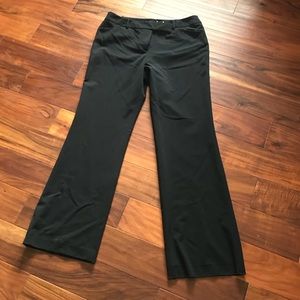 Ann Taylor black slacks.